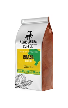 Addis Ababa Coffee Brazil-Santos Dünya Kahvesi Kavrulmuş Çekirdek Kahve 250 G Addis Ababa Coffee Brazil-Santos Dünya Kahvesi Kavrulmuş Çekirdek Kahve 250 G