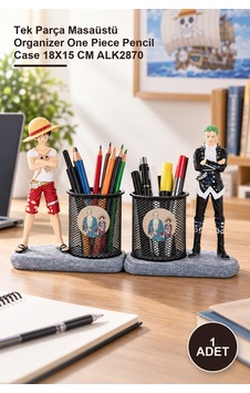 1 Adet Polyester Kalemlik Tek Parça Masaüstü Organizer One Piece Pencil Case 18x15 Cm Alk2870 Diğer