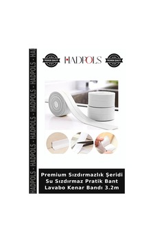 Premium Sızdırmazlık Şeridi Su Sızdırmaz Pratik Bant Lavabo Kenar Bandı 3.2m Premium Sızdırmazlık Şeridi Su Sızdırmaz Pratik Bant Lavabo Kenar Bandı 3.2m