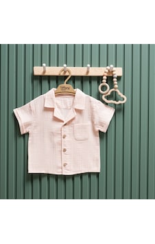 Tiffany Baby & Kids Tiffany Baby Müslin Theme Kısa Kollu Gömlek 26093 Pudra Tiffany Baby & Kids Tiffany Baby Müslin Theme Kısa Kollu Gömlek 26093 Pudra