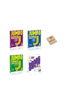 Model Lgs 8. Sınıf Jumbo Matematik Fen Türkçe Ve 5li Deneme Seti 4lü Set + Telefon Standı Model Lgs 8. Sınıf Jumbo Matematik Fen Türkçe Ve 5li Deneme Seti 4lü Set + Telefon Standı