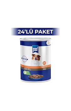 Paw Paw Jelly Somonlu Yetişkin Köpek Konserve Maması 24 x 400 G Paw Paw Jelly Somonlu Yetişkin Köpek Konserve Maması 24 x 400 G
