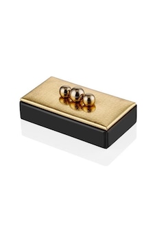 Lamedore Rollıng Stone Black Gold Box 20 11 8 Cm