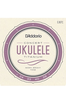 Daddario Ej87C Titanium Ukulele Concert Takım Tel Daddario Ej87C Titanium Ukulele Concert Takım Tel