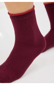 Bamboo Star Bambu Kadın Lastiksiz Bordo Soket Dikişsiz Premium Çorap İz Bırakmaz - Sıkmayan Çorap Bamboo Star Bambu Kadın Lastiksiz Bordo Soket Dikişsiz Premium Çorap İz Bırakmaz - Sıkmayan Çorap