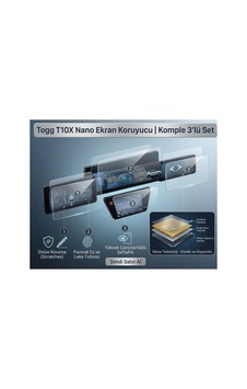 Togg T10 X 9h Nano Multimedya Çizilme Karşıtı Nano Ekran Koruyucu