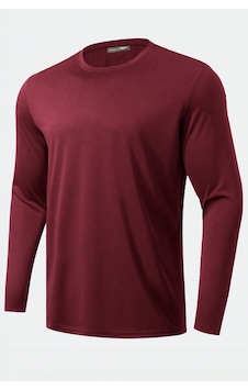 Ghassy Co. Erkek %100 Pamuklu Likralı Esnek Spor Koşu Günlük Antrenman Uzun Kollu Penye T-shirt Bordo Ghassy Co. Erkek %100 Pamuklu Likralı Esnek Spor Koşu Günlük Antrenman Uzun Kollu Penye T-shirt Bordo