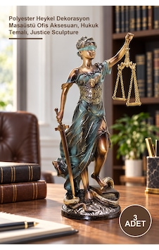 3 Adet Adalet Figürü Polyester Heykel Dekorasyon Masaüstü Ofis Aksesuarı, Hukuk Temalı, Justice Sculpture 3 Adet Adalet Figürü Polyester Heykel Dekorasyon Masaüstü Ofis Aksesuarı, Hukuk Temalı, Justice Sculpture