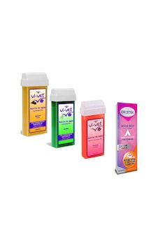 Vi-Vet Roll-On Sir Ağda Azulen 100 ML + Pudralı 100 ML + Natürel 100 ML + Ağda Bezi Vi-Vet Roll-On Sir Ağda Azulen 100 ML + Pudralı 100 ML + Natürel 100 ML + Ağda Bezi