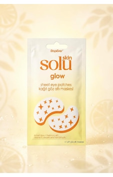 Skin Solu Glow C Vitamini Ve Bitkisel Özlü Kağıt Göz Altı Maskesi Aydınlatıcı Ve Nemlendirici Göz Altı Bakım Bandı 1 Çift Skin Solu Glow C Vitamini Ve Bitkisel Özlü Kağıt Göz Altı Maskesi Aydınlatıcı Ve Nemlendirici Göz Altı Bakım Bandı 1 Çift