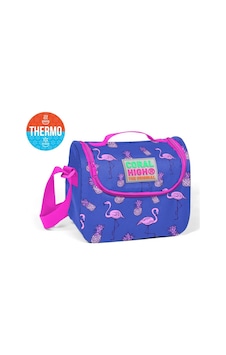 Coral High Mor Flamingo Desenli Termoslu Beslenme Çantası - Kız Ç Coral High Mor Flamingo Desenli Termoslu Beslenme Çantası - Kız Ç