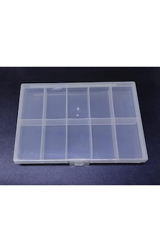 Organizer Malzeme Kutusu 10 Bölmeli Şeffaf Pbb040-22 31 Setbox 13x9x1,8mm Şeffaf Organizer Malzeme Kutusu 10 Bölmeli Şeffaf Pbb040-22 31 Setbox 13x9x1,8mm Şeffaf