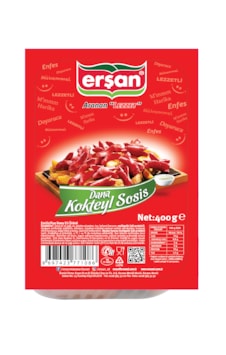 Erşan Dana Kokteyl Sosis 400 G Erşan Dana Kokteyl Sosis 400 G