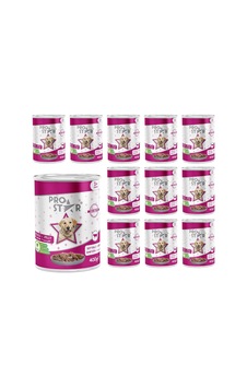 Prostar Yetişkin Köpek Biftekli Ve Jöleli Konserve Mama 400 Gr X 12 Adet Prostar Yetişkin Köpek Biftekli Ve Jöleli Konserve Mama 400 Gr X 12 Adet