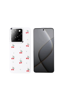 Zore Tecno Spark 20 Pro 5g Kılıf Airbag Tasarımlı Simli Şeffaf Nvth Kutup Kapak - Kiraz Zore Tecno Spark 20 Pro 5g Kılıf Airbag Tasarımlı Simli Şeffaf Nvth Kutup Kapak - Kiraz
