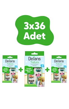 Defans Natura Esansiyel Yağlar İçeren Sticker 3'lü Defans Natura Esansiyel Yağlar İçeren Sticker 3'lü