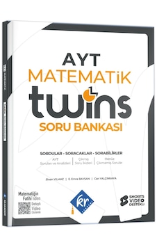 AYT Twins Matematik Soru Bankası KR Akademi Yayınları