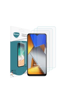 Microsonic Xiaomi Poco M4 Screen Protector Nano Glass Cam Ekran Koruyucu 3 Lü Paket