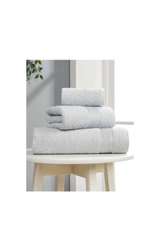3 Lü Banyo Havlusu Seti Pamuklu Ritim Açık Gri Diğer 3 Lü Banyo Havlusu Seti Pamuklu Ritim Açık Gri Diğer