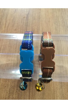 Cado Pet Ekoseli Kedi Köpek Boyun Tasması 1*19-32cm 2 ADET