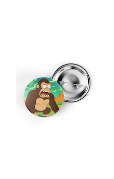 King Kong - 44 Mm İğneli Çanta Rozeti - 5 Adet Diğer King Kong - 44 Mm İğneli Çanta Rozeti - 5 Adet Diğer