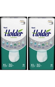 Holder Emici Külot Yetişkin Hasta Bezi X Large 30 X 2 Adet Diğer