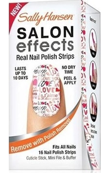 Sally Hansen Salon Effects - Gerçek Ojeden Yapılan Desenli Tırnak Bantları - Love Always 4422-01 Sally Hansen Salon Effects - Gerçek Ojeden Yapılan Desenli Tırnak Bantları - Love Always 4422-01