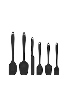 Sumo Sm1011 Margo 6'lı Silikon Spatula Mutfak Seti - Siyah Diğer