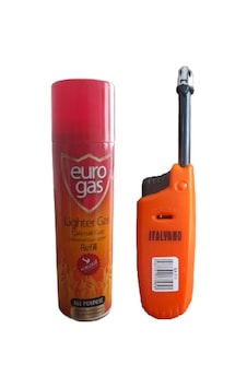Eurogas Çakmak Gazı + Italyano Uzayan Mutfak Çakmağı 2'li Set Eurogas Çakmak Gazı + Italyano Uzayan Mutfak Çakmağı 2'li Set