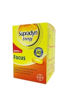 Supradyn Energy Focus Ginseng Multivitamin 30 Tablet Supradyn Energy Focus Ginseng Multivitamin 30 Tablet