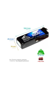 Leopard Power 2200 mAh 11.1V 3S 25C Lityum Polimer Lipo Batarya Pil T Plug Leopard Power 2200 mAh 11.1V 3S 25C Lityum Polimer Lipo Batarya Pil T Plug