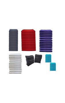 Kurulama Havlu 12lı Paket Çok Renkli Kurulama Havlu 12lı Paket Çok Renkli