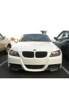 BMW E90 Ön Tampon Flap Seti M Technic, Piano Black, 2004 2008