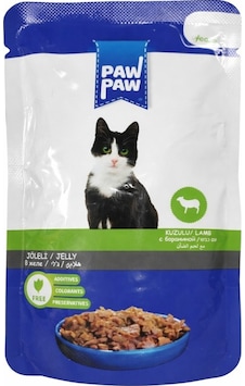 Paw Paw Kedi Yaş Maması Kuzulu 85 Gr Paw Paw Kedi Yaş Maması Kuzulu 85 Gr