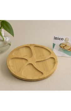 Bambu 5 Bölmeli Yuvarlak Servis Tepsisi 20 X 1.4 Cm Acı Kahve Bambu 5 Bölmeli Yuvarlak Servis Tepsisi 20 X 1.4 Cm Acı Kahve