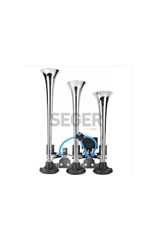 Seger Arap Korna Iran Şahı Krom Üçlü Havalı 12V Seger 82Eh1200 (485947337) Seger Arap Korna Iran Şahı Krom Üçlü Havalı 12V Seger 82Eh1200 (485947337)