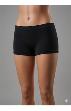 6 Adet Özlem Bayan Short Boxer 030 Siyah 6 Adet Özlem Bayan Short Boxer 030 Siyah