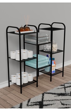 8 Raflı Metal Çok Amaçlı Düzenleyici Banyo, Mutfak Ve Çamaşır Odası İçin Şık Ve Dayanıklı Raf Dolap 8 Raflı 8 Raflı Metal Çok Amaçlı Düzenleyici Banyo, Mutfak Ve Çamaşır Odası İçin Şık Ve Dayanıklı Raf Dolap 8 Raflı