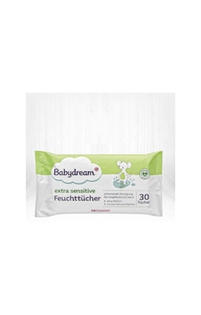 Babydream Bebek Islak Mendil Çok Hassas Cilt Aloe Veralı 30'Lu