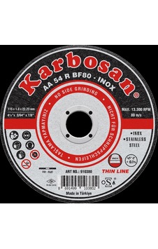 Karbosan Inox Kesici Disk 115 1,2 Karbosan Inox Kesici Disk 115 1,2