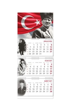 2027 Atatürk Gemici Duvar Takvimi - Ayyıldız Çok Renkli 2027 Atatürk Gemici Duvar Takvimi - Ayyıldız Çok Renkli