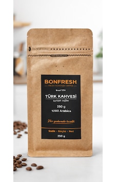 Bonfresh Türk Kahvesi 250g %100 Arabica İnce Öğütülmüş