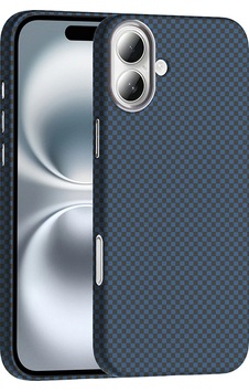 Apple Uyumlu iPhone 16 Kılıf M-safe Şarj Özellikli Karbon Fiber Görünümlü Zore Gros Kapak Çok Renkli