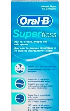 Oral-B Super Floss Diş İpi 50'li x 12 Paket Oral-B Super Floss Diş İpi 50'li x 12 Paket