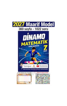 7. Sınıf 2027 Dinamo Matematik Soru Bankası Maarif Yeni Müfredat Bağlam Temelli 7. Sınıf 2027 Dinamo Matematik Soru Bankası Maarif Yeni Müfredat Bağlam Temelli