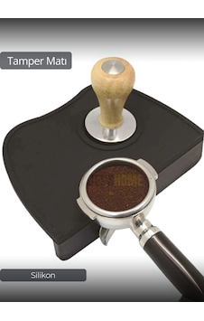 Tamper Matı Silikon Kahve Tamper Matı siyah Tamper Matı Silikon Kahve Tamper Matı siyah