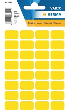 Herma Varıo Etıket 12X18Mm Sarı Herma Varıo Etıket 12X18Mm Sarı