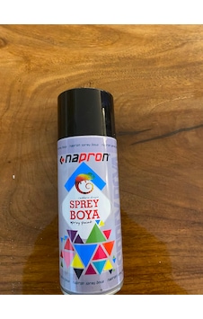 Napron Siyah Sprey Boya