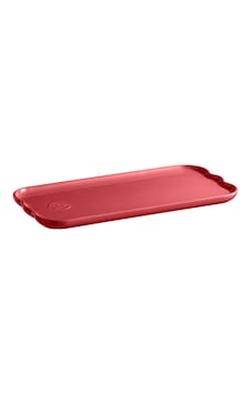 Emile Henry Madeleine Servis Tabağı 2 X 15 X 31,5 Cm Pembe Pembe
