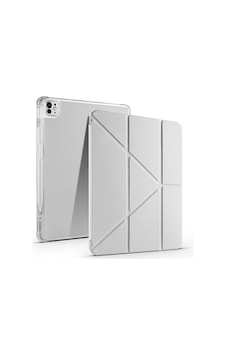 Maks Technology iPad Uyumlu Pro 13 2024 Kılıf Mkst Tri Folding Kalem Bölmeli Standlı Kılıf - Gri Tablet Kılıfı Maks Technology iPad Uyumlu Pro 13 2024 Kılıf Mkst Tri Folding Kalem Bölmeli Standlı Kılıf - Gri Tablet Kılıfı